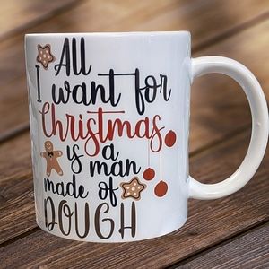 Man Made Of Dough" 12oz. Ceramic Mug